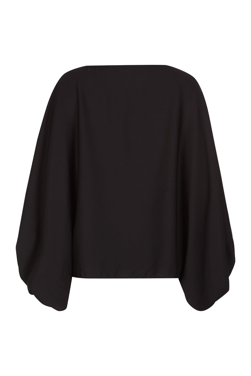 Silk Georgette Scarf Blouse