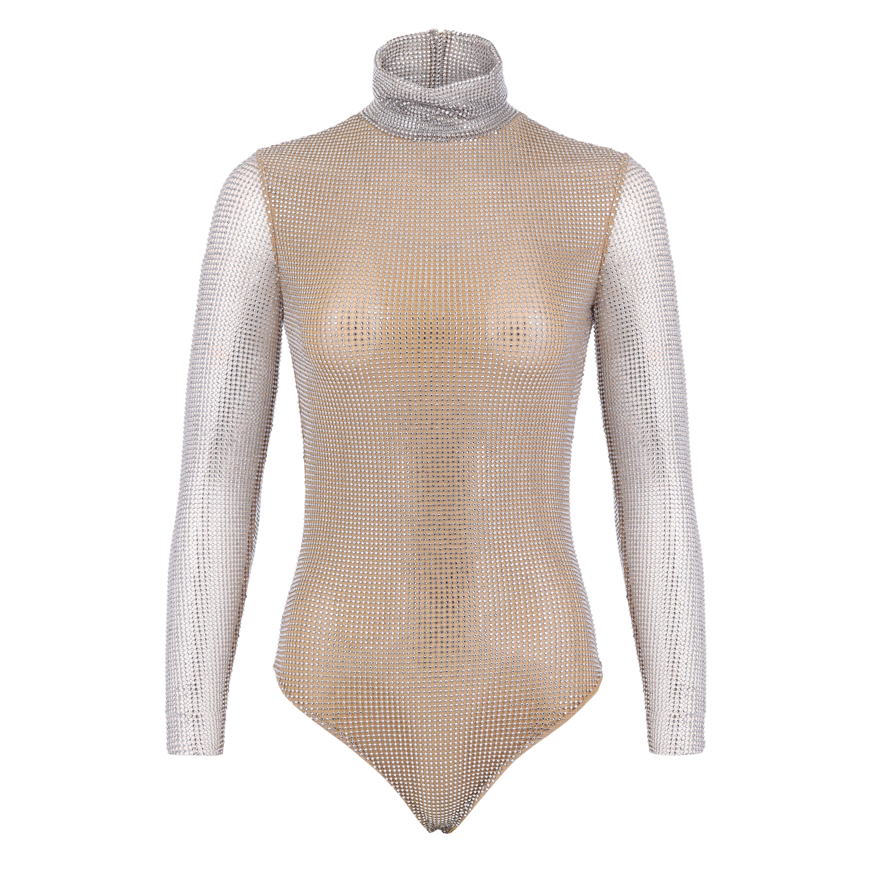 Stella  Swarovski Crystal Bodysuit