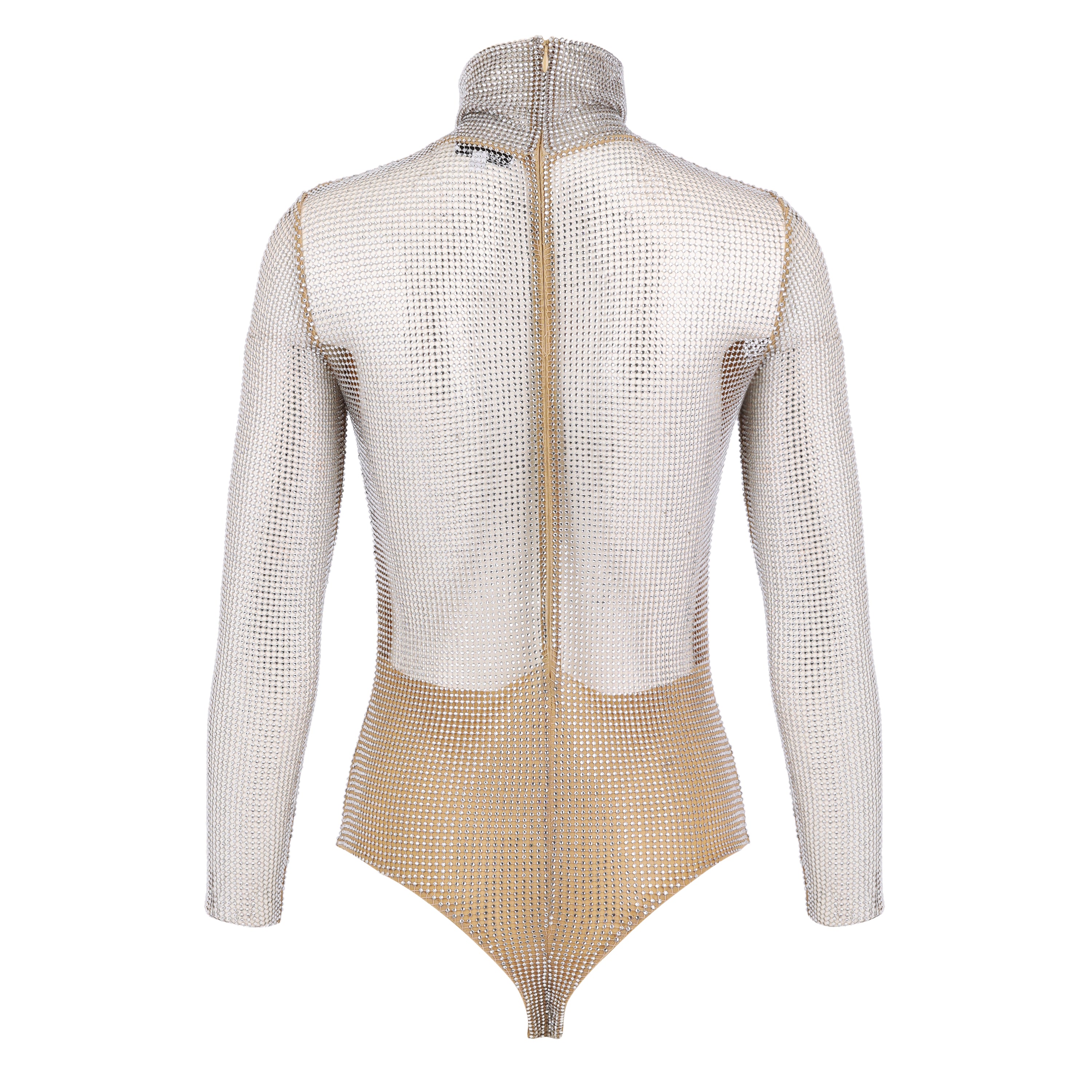 Stella  Swarovski Crystal Bodysuit