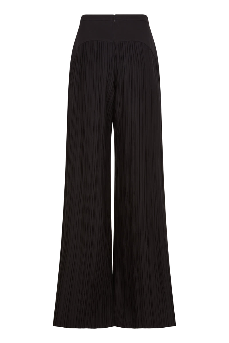 Silk Georgette Pleated Pant