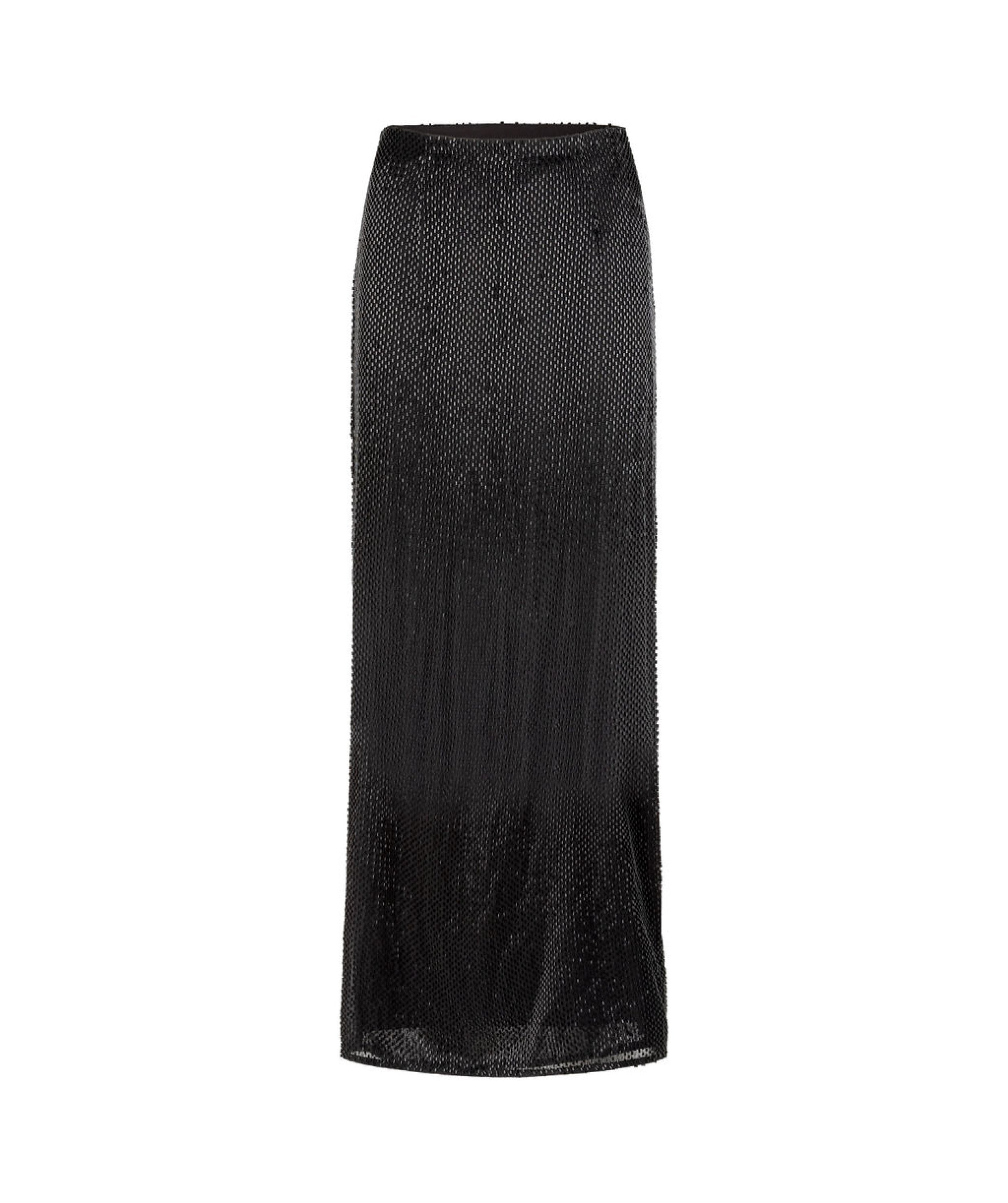 Bugle Bead Slit Skirt