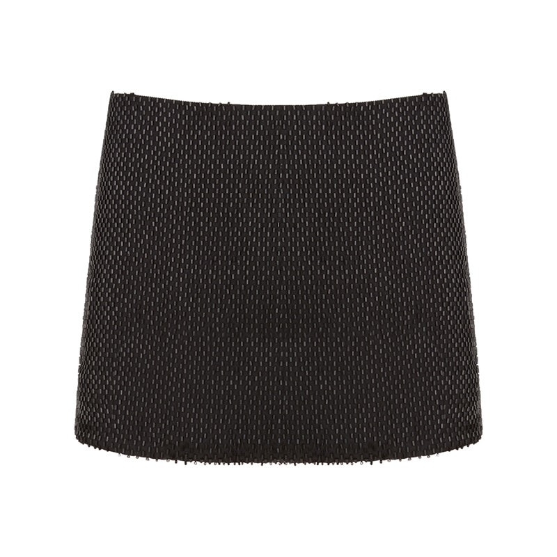 Bugle Bead Mini Skirt