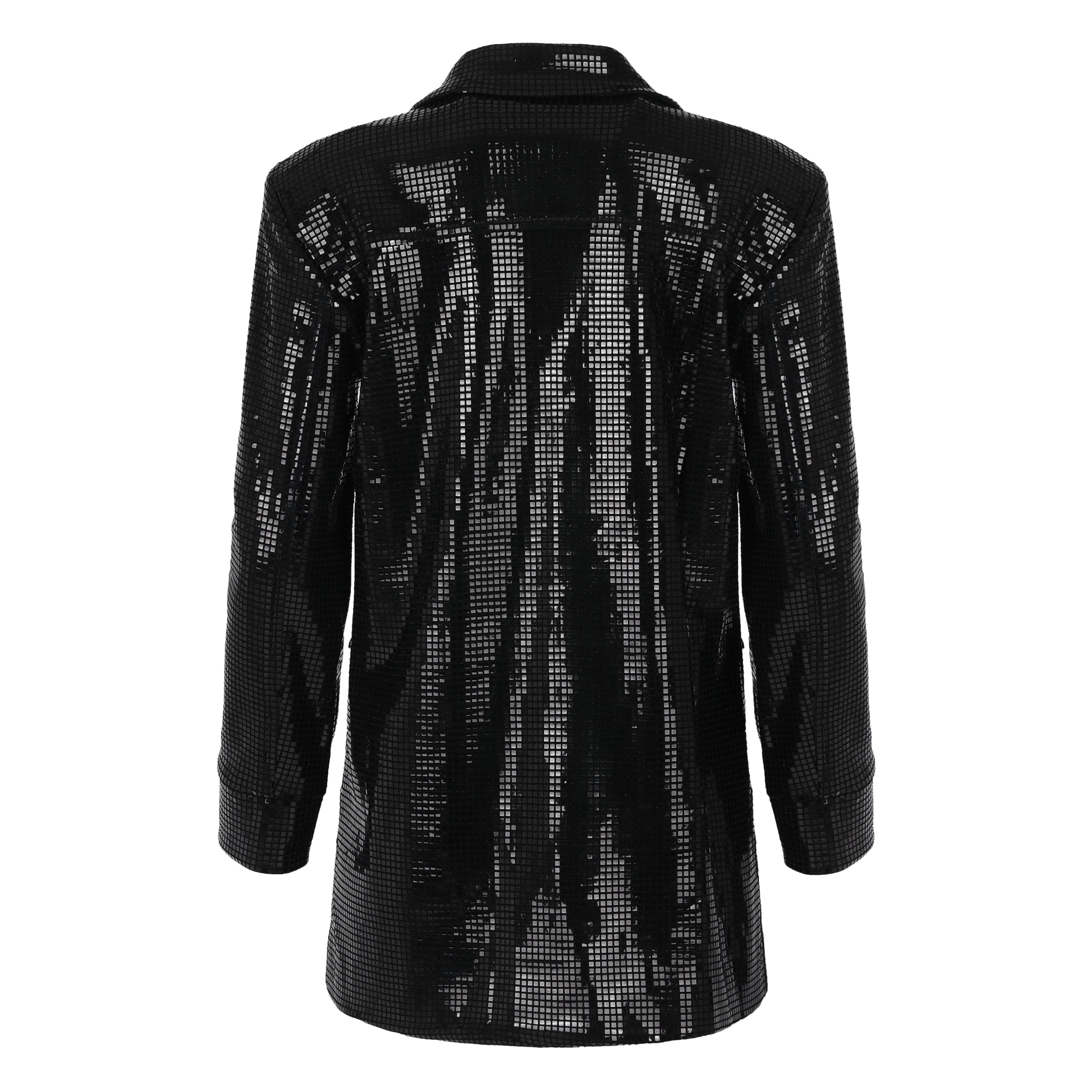 Black Disco Ball Boyfriend Blazer