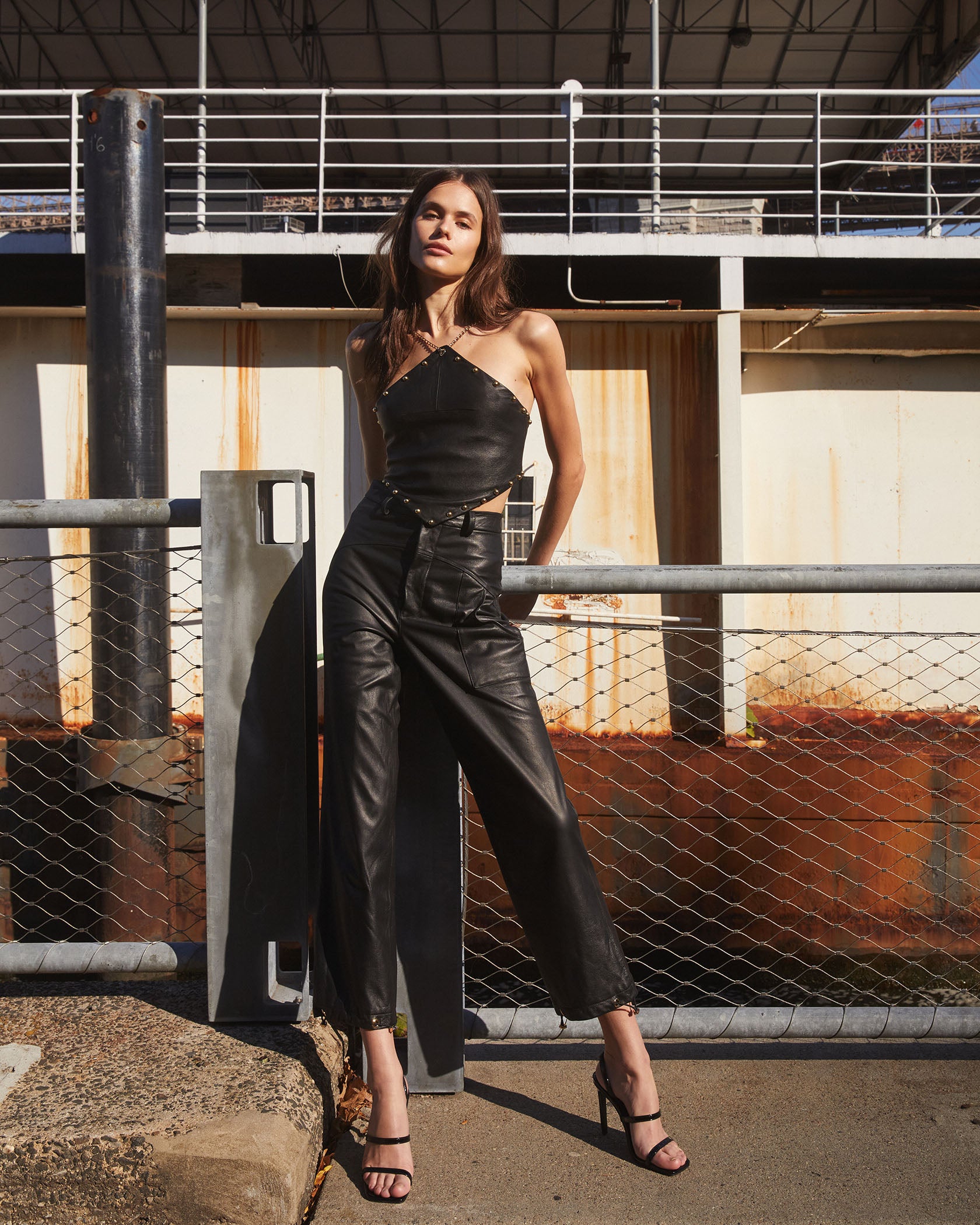 Hannah Leather Pant