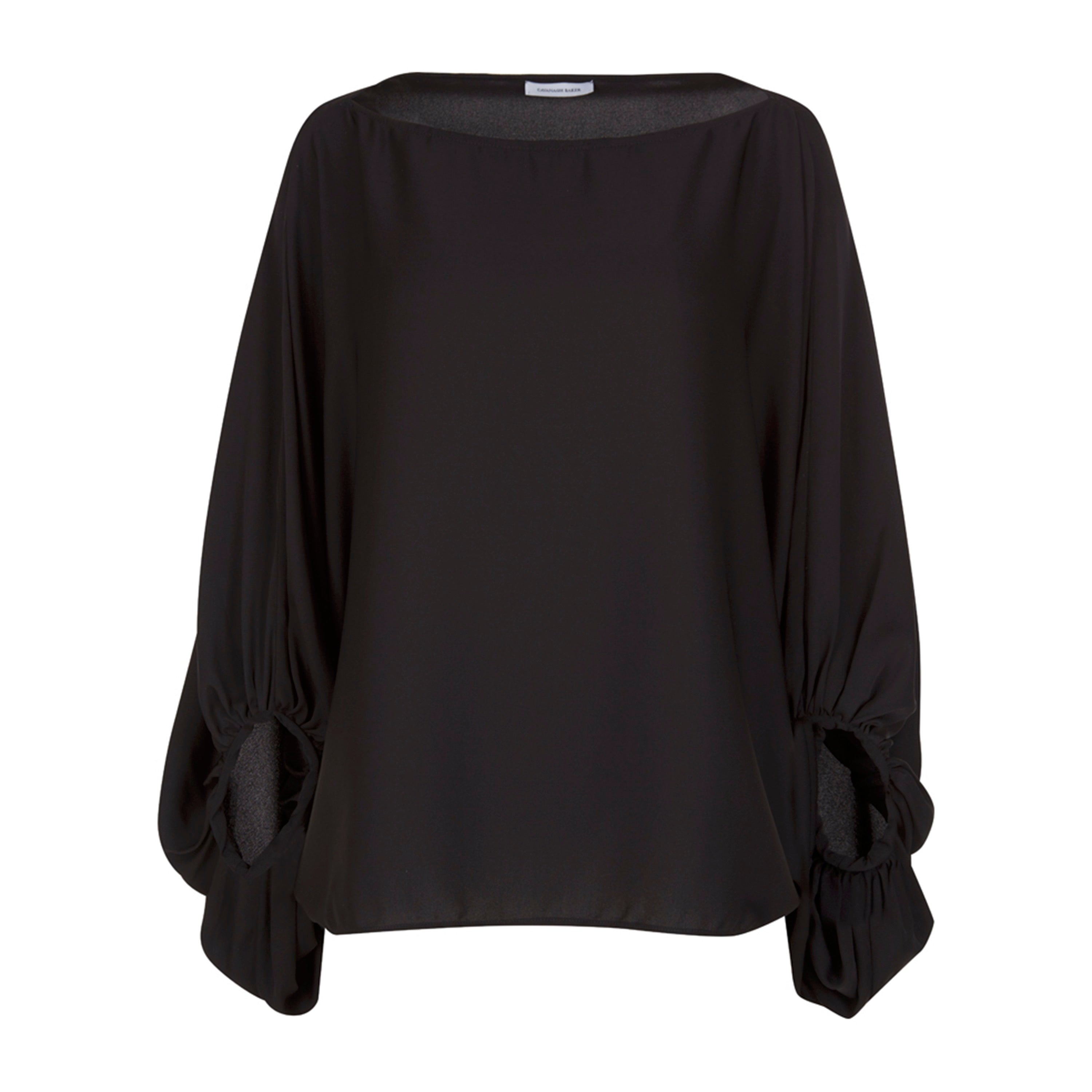 Silk Georgette Scarf Blouse