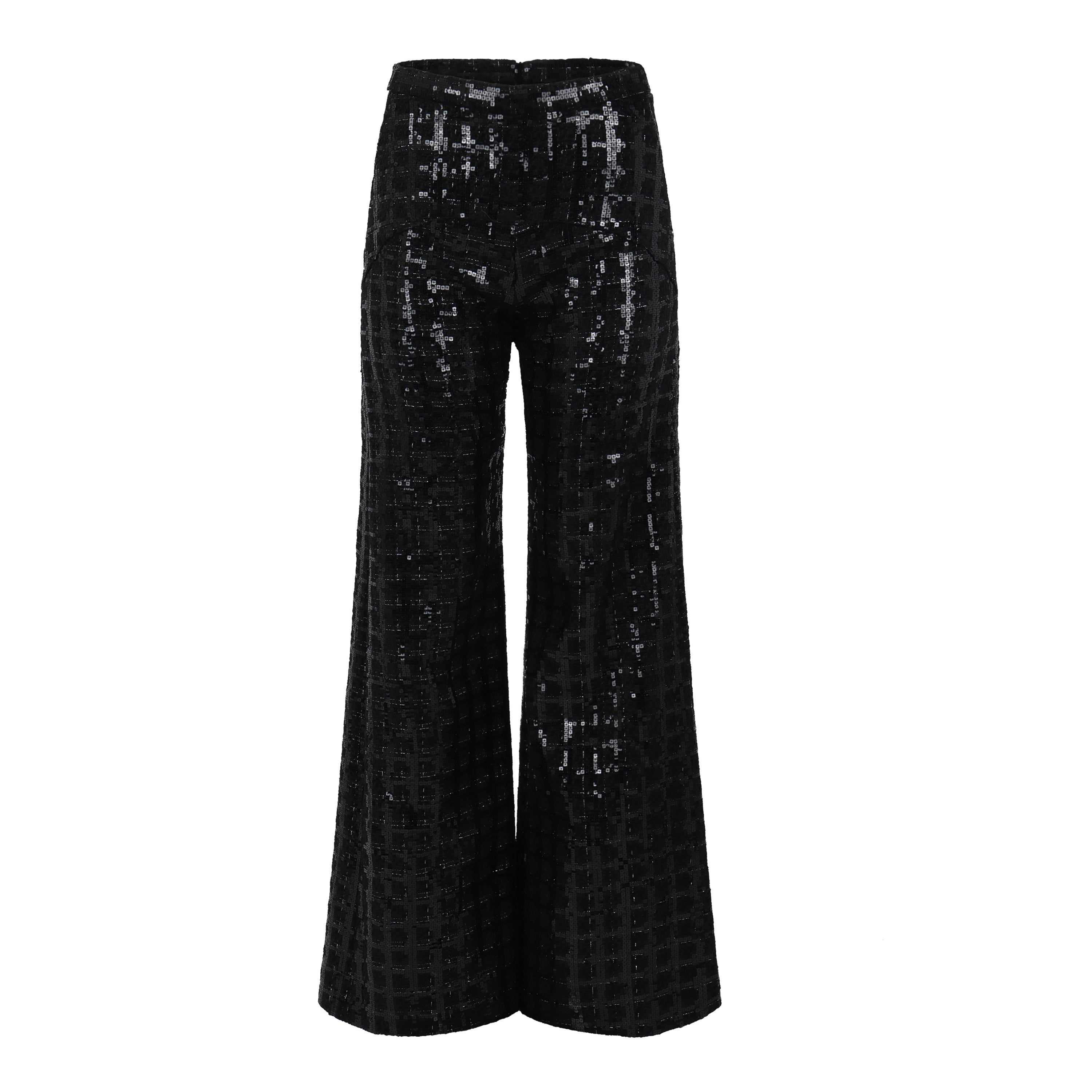 Tweed and Sequin Taylor Pant